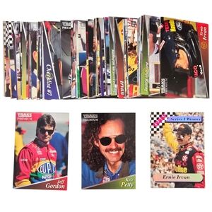 1994 Traks Premium Nascar Trading Cards 100 Card Base Set 5 Inserts Vintage Race